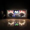 Zhongkaihua Death Note Lampada Led Anime Box Illuminata, Figura Art Papercut Ryuuku di Death Note Lampade da Tavolo Luci Telaio Decorazioni da Scrivania Regali