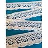 PIZZITALIANI LACES & RIBBONS SINCE 1953 PIZZITALIANI Pizzo al metro - Nastro Pizzo BIANCO, Altezza 5 cm x 10 m, Made in Italy, Passamaneria per tessuti, Pizzi e Merletti cotone, Bordo per allungare tende, Art1675