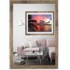 rahmengalerie24 Cornice portafoto 70 x 100 cm, in vetro acrilico marrone, senza passepartout, per foto o immagini, in MDF, senza immagine Alice