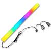 Irfora Striscia LED ARGB magnetica Striscia di illuminazione a doppio lato Arcobaleno Custodia per PC Barra luminosa con 5V 3Pin ARGB Header Sync Effetto di illuminazione