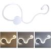 MAKA change your life quality MAKA Applique da Parete Interno Curvo 20 W, led da 84 cm 1000 Lumens per parete moderno bianco (luce calda,naturale,fredda), applique decorativa per Soggiorno, Camera da letto, 230V (3000K-6500K)