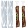 Uanqfegy Sacchetti portaoggetti in plastica trasparente per tappeti, confezione da 4 coperture protettive senza fori di ventilazione per imballare e conservare tappeti/22x92 pollici