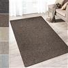 casa pura Tappeto passatoia Carlton, in Tessuto Piatto, Motivo discreto, in Diverse Misure, Come Runner da Cucina, corridoio (Marrone, 100 x 200 cm)