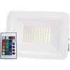 Lampo Lighting Technology Lampo FLAT Faretto LED RGB 30W Bianco Orientabile Con Telecomando Per Interno Ed Esterno Ultra Piatto