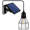 Lixada Lampada a Sospensione a Energia Alimentato ad Energia Solare IP65 Impermeabile E27 Luce Sensibile per Il Giardino Terrazza Balcone Paesaggio
