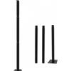 VR VETRINEINRETE Vetrineinrete® Palo verticale staffa per lampione ufo stradale 3 metri in sezione da 1 metro supporto in metallo componibile per faro