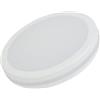 ALCAPOWER Plafoniera Led da parete, plafoniera rotonda bianca, dimmerabile, lampada da soffitto IP65, 15W