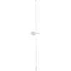 Zafferano Super O Lampada a led sospesa Bianca ricaricabile e dimmerabile - 1 Modulo Luce