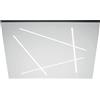 Vivida International VIVIDA - Plafoniera LED Flat, da Soffitto o a Parete, Design Geometrico, 30W, 4000k, 1328Lm, IP20, Lampada a LED da Interno, Colore Bianca
