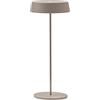 ROSSINI Lampada a led da tavolo Inemuri Cipria con USB Touch ricaricabile e dimmerabile 12h di autonomia