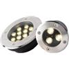 QICBYING Luci Paesaggistiche - Lampada Da Interrare Ultrasottile Da 220V, Faretto Da Incasso Per Esterni, Faretto A Fascio LED Luci, Lampada Da Giardino Interrata Impermeabile IP67 Per Esterni(Warm,24W(180mm*5