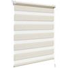 WOLTU Tenda a Rullo per interni Doppio Strato Giorno e Notte, Fissaggio a Morsetto Senza Foratura, Tenda Traslucida Oscurante per Finestra o Porta, 60x150 cm [Larghezza Tessuto: 57 cm], Faggio