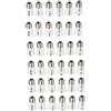 Lakerea 36-Pack E12 a E14 Bianco Lampadina Convertitore LED Supporto Luce Adattatore Lampada Socket Cambiare Alta Qualità