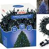 GINMA - Luci Natale Interno e Esterno LED con 8 Effetti Luce, Certificate, Basso Consumo e Impermeabili (Blu, 5 metri (100 LED))