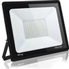 Blivrig 100W Faretto LED da Esterno, 10000LM Proiettore Faro LED, Bianco Freddo 6000K,Impermeabile IP66 Fari LED Lampada Luce di Sicurezza Potente Super Luminosa per Giardino Corridoio Cortile