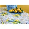 Generico Tovaglia Plastificata Rettangolare Antimacchia, Copritavolo Quadrato Moderno in PVC, Per Decorazioni Casa, Giardino, Feste di Compleanno (140_x_450_cm, Sicilian Lemon)