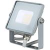 V-TAC Faro LED SMD Chip Samsung 10W Colore Grigio 4000K IP65