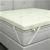 TESSILBOSIO Topper Memory Foam Matrimoniale Maxi 200x180, Made in Italy, Aloe Vera - Materasso per Massimo Confort - Letto Morbido per un Sonno Profondo (Maxi Matrimoniale - Aloe Vera)