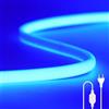 HEGEHE - Striscia LED neon COB 220V [2m, Blu], IP65 impermeabile flessibile, 288 LEDs/M tagliabile FCOB Nastro LED CRI85+, decorazione per camera, soggiorno, cucina, balcone