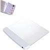 Generic Lampada da Lettura Multifunzionale a LED con Pannello Piatto per Visione Notturna, Lampada da Libro LED Piatta Sostenibile, Pannello di Illuminazione per Pagine di Libro LED Trasparente 17 * 14,5 cm