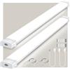 Lightasea Plafoniera LED Soffitto 120CM, Collegabile Barra LED Soffitto 40W 4500K Bianco Neutro, Impermeabile IP66 Plafoniere LEDs a Soffittos Garage per Officina, Ufficio, Parete, Cucina, Capanno