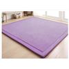 Loartee Coral Velvet Tappetino Area tappeti Gioco Tappetino per Gattonare per la cameretta del Bambino,Viola,150x200cm