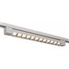 GASIASHOP SRL Universo PST-47-N Track Light FARETTO LINEARE LED SMD Bianco per Binario ELETTRIFICATO MONOFASE 26W 38° (Bianco Caldo)
