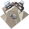 Laegnfho Tappeto Sedia Ufficio Tappeto Salvapavimento Antiscivolo Ufficio Protettore del Pavimento Tappeto per Sedia con Ruote Tappeto Sedia Gaming Pavimenti per Parquet e Pavimenti Duri 100 x 160 cm