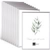 Bildershop-24 10x cornici in plastica moderne per foto, (30 x 40 cm) argento