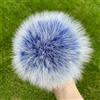 SUKORI 2 Pezzi Pompon in Pelliccia di Volpe Naturale Pompon in Pelliccia per Berretti Cappello Pompon in Pelliccia Fai da Te per Berretti Borse Accessori Sciarpa