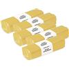 Shopperpack Sacchetti per Raccolta Differenziata Rifiuti cm52x65 - 100 pezzi (5 rotoli a strappo da 20pz) - Sacchetti spazzatura colore Giallo semi-trasparente, sacchi gialli pattumiera, immondizia da 30 litri