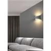 TEKHOME TEKHONE Applique da Parete in Gesso Verniciabile, Lampada da Muro Design Moderno, Attacco G9, Luce Diretta e Indiretta per Soggiorno Camera da Letto Corridoio - GS-E14