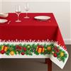 Vionara Home Tovaglia Natalizia in 100% Cotone, Stampa Digitale ad Alta Definizione, Rettangolare per 6, 12, 18, 24 Persone, Copritavolo di Natale, Made in Italy (Incanto, x24 (140 x 450 cm))