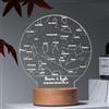 XEL Luce Notturna Personalizzata,Mappa Stellare Personalizzata con Luce,Mappa Personalizzata Primo Incontro,Dove Tutto Ebbe Inizio,Mappa Costellazioni Lampada Personalizzata,Regalo Coppia (3colore)