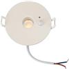 Spacnana Lampada da Incasso a Soffitto a LED da 9 W con Sensore di Movimento, Faretto Rotondo in Materiale ABS, Raggio di Rilevamento di 120° per Corridoio, Ingresso, Soggiorno, Balcone