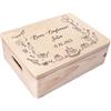 Creative Deco Personalizzata Scatola Regalo di Legno per Compleanno con Il tuo Testo | Personalizzato Scatola dei Ricordi | Per Donna, Uomo e Coppie | Più Temi di Base Motivi per Compleanno