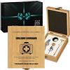 Maverton Set Cavatappi da Vino - Kit da Sommelier Degustazione Perfetta Personalizzato - Scatola in Legno di bambù + 4 Pezzi di Accessori Vino - Regalo Uomo - Regalo di Natale - Pronto Soccorso