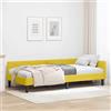 ACAGALA Letto giornaliero 90 x 190 cm, struttura letto con testiera e rete a doghe, letto ad angolo in tessuto senza materasso, letto singolo, letto per gli ospiti, divano letto per camera da letto