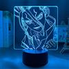 KJsdaADSA Lampada da notte 3D Lampada da illusione Anime DR Stone Lampada da notte a LED per arredamento camera da letto per bambini Nightlight Regalo di compleanno Lampada da tavolo per camera Gadget Anime
