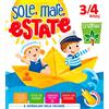 Tre Sei Scuola Sole, mare, estate. 3-4 anni. Per la Scuola materna. Con biglietti
