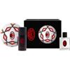 DIAMOND INTERNATIONAL Diamond MILAN | Confezione Regalo Uomo, Deodorante Uomo Spray 150 ml + Profumo Uomo 100 ml + Pallone Ufficiale AC Milan, con Fragranza Legnosa e Speziata, Made in Italy