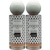 FEI FAN 2x EDT Fruits Attraction COCO ICE Fragranza Dolce, Ma Gradevole e Delicata. Intenso Aroma Di Cocco Che Permane Sulla Pelle Grazie All'Alto Contenuto Di Oli Essenziali 100ml