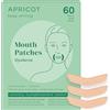 APRICOT beauty & healthcare APRICOT 60 cerotti anti-invecchiamento con acido ialuronico in cotone biologico - pieghe naso-labiali, cerotti naso-labiali, rimozione delle pieghe della bocca, pieghe superiori, rassodamento delle