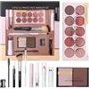 Generico Trucco Per Adolescenti, Set Trucco Viso Completo per Donne, 11 Pezzi con Ombretti Correttore Pennello Rossetto Illuminante per Halloween Lavoro Matrimonio Appuntamenti Donne Compleanni