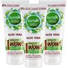 Sunsilk Ricarica Naturale Trattamento Intensivo 1 Minute Wow Aloe Vera Maschera per Tutti i Tipi di Capelli Azione Idratante Senza Siliconi e Coloranti - 3 Flaconi da 180ml