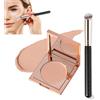 GodbTG Colored Clay CC Undereye Corrector with brush, Under Eye Brightener, Color Corrector for Dark Circles (#1)
