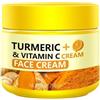 Soelegant Crema viso alla curcuma e vitamina C, 50 g, cura idratante per la pelle, aumenta l'elasticità, rassodante per la pelle, con estratti di curcuma, vitamina C, crema idratante per il viso e crema