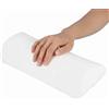 Gsycle Cuscino poggiamano, staccabile lavabile cuscino per manicure nail art cuscino in spugna strumento per manicure per unghie salone d'arte casa fai te (bianco)