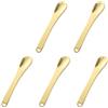 MAGICLULU Mini Spatole e Riduzione Rughe per Crema Viso Set 5 Pezzi Colore Oro in Lega di Zinco Facili da Usare per Massaggio Occhi