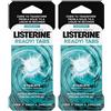 Listerine Ready Tabs - Pastiglie masticabili con sapore di menta pulito, 8 kt (confezione da 2)